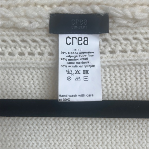Cream Cable Knit Sweater - Picture 2 of 2